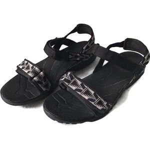 TEVA KIDS PUTIAN GRAY BLACK SANDALS YOUTH SIZE J4